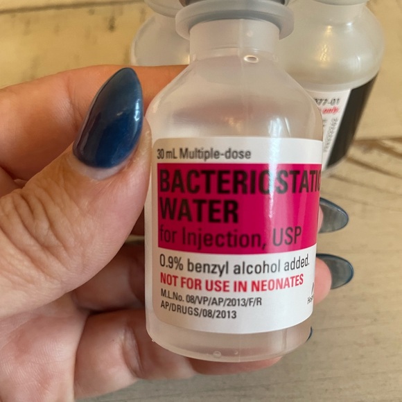 Bacteriostatic Water Multi dose 5 pack - Picture 2 of 3